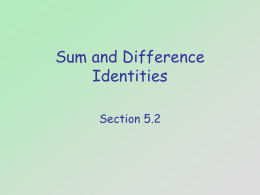 Sum-Difference