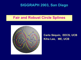 Fair and Robust Circle Splines