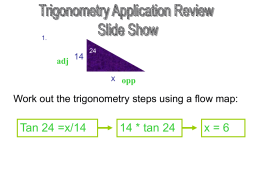 Application to Trig