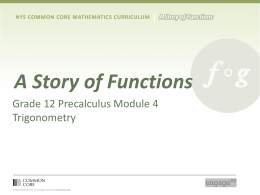 Precalculus and Advanced Topics Module 4