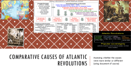 Comparative Causes of Atlantic Revolutions