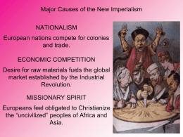 Global 10 - Unit 7 Imperialism PowerPoint