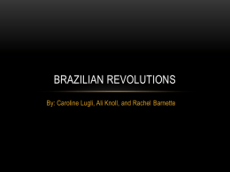 Brazilian Revolutions - Fulton County Schools