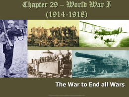 World War I – Chapter 29