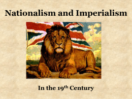 Imperialism and Nationalism - nehs-ball