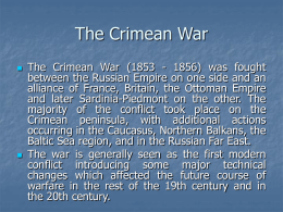 XI. Crimean War