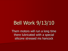 Bell Work 9/9/10