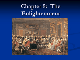 Chapter 5: The Enlightenment