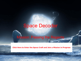 Space Decoder Game August 2011