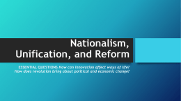 Section 13 - Nationalism_ Unification_ and Reform