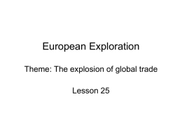 European Exploration File