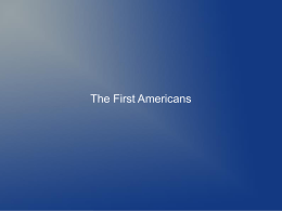 First Americans