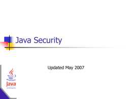 Java Security Model