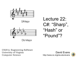 Lecture 22 - Computer Science at UVA
