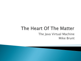 The Heart Of The Matter - MD ColdFusion User's Group
