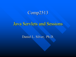 Java Servlets and Sessions