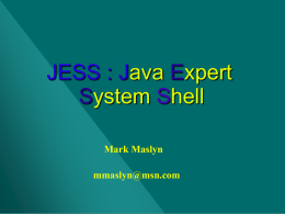JESS - Sawatch Software