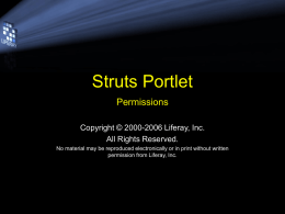 Struts Portlet Part