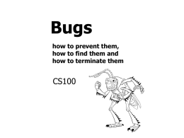 Bugs.