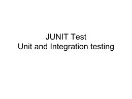 JUNIT_Test - Project Hosting