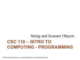 CSC110_Programming_5_StringObject(1)