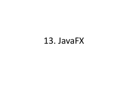 13 JavaFX - University of Hawaii