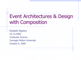 Event Architectures & Design with Composition