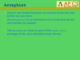 ArrayList
