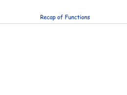 2.6 Functions