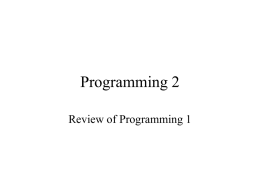04-Review of Programming 1