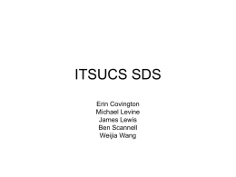 ITSUCS SDS