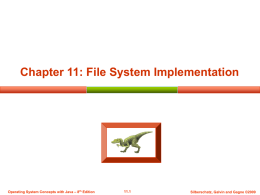 File system implementation