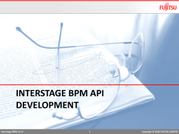 Chapter 17 Interstage BPM API developmentx