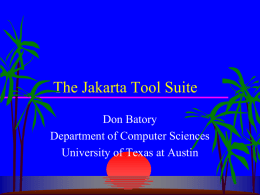 JTSx - UT Computer Science