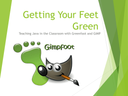 Getting Your Feet Green