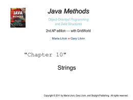 Java Methods 2nd AP edition