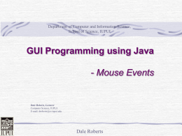 Java GUI Programming - Computer Science