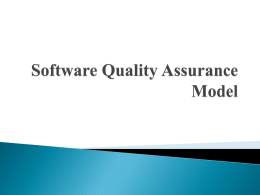 Software Quality Assurance - Bina Darma e