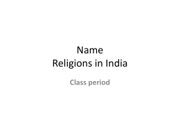 India Religion`s Google Slides Project File