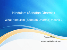 Hinduism (Sanatan Dharma)
