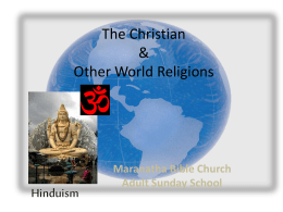 The Christian & Other World Religions