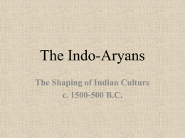 Indo-Aryan Powerpoi