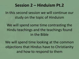 Hinduism Pt.2