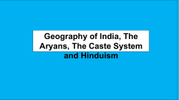Aryans and Hinduism Power point