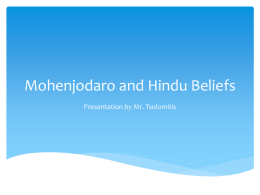 Mohenjodaro and Hindu Beliefs