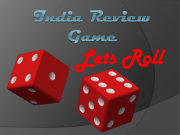 India Review Game