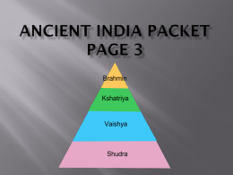 Ancient India Packet Page 4 Page 4