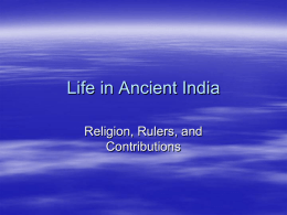 Religion in Ancient India