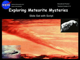 Exploring Meteorite Mysteries
