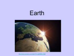 Earth and Seasons Powerpoint